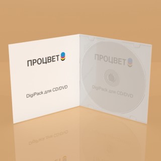 Диджипак для CD/DVD дисков (4 страницы, 1 трей)