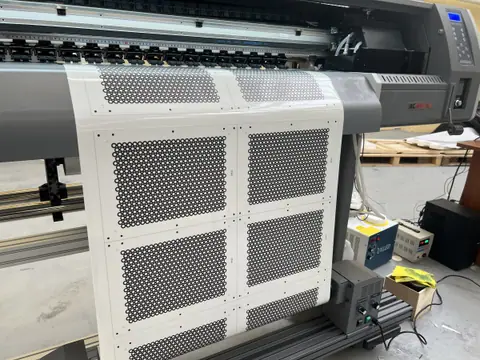 Печать меток для 3D-сканирования на рулонной плёнке