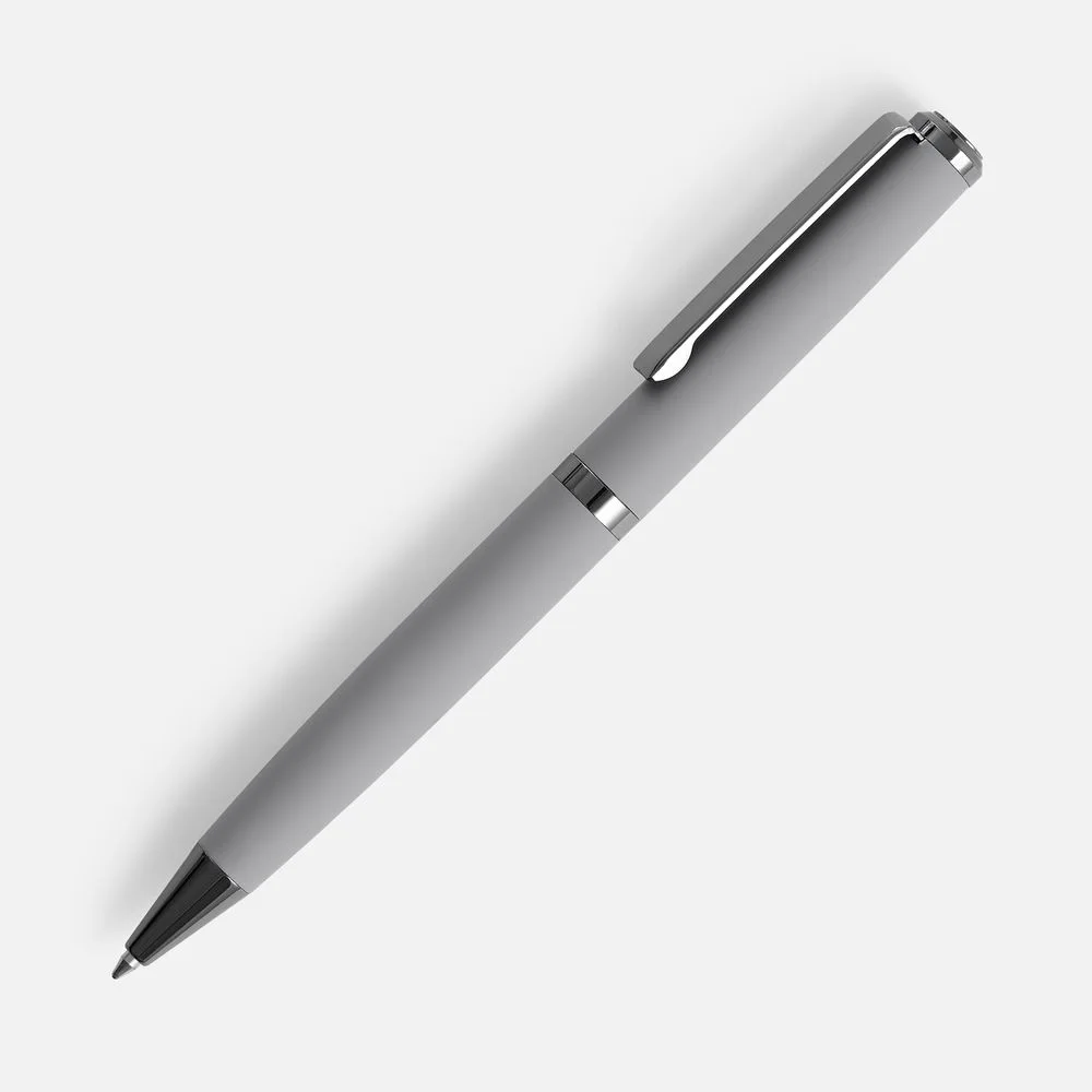Ручка шариковая Inkish Gunmetal в футляре, серая