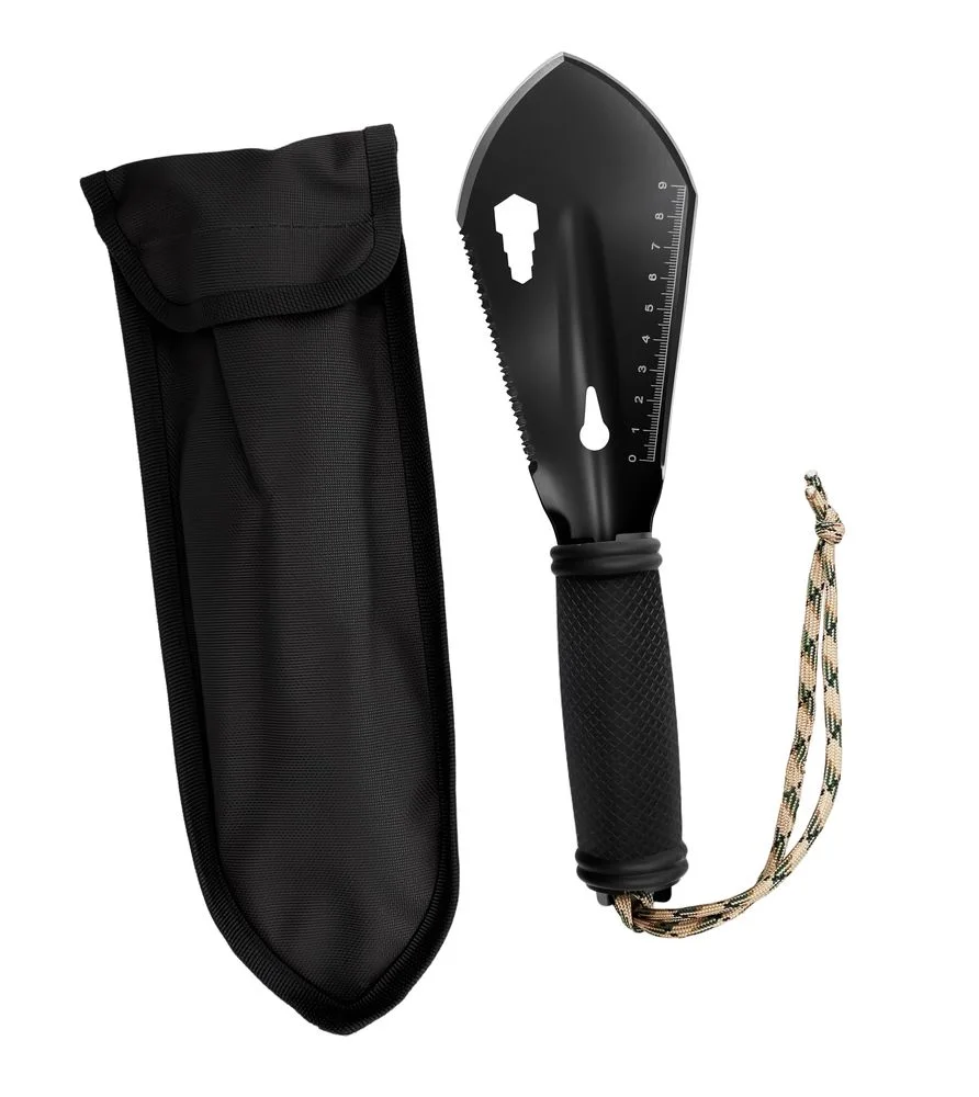 Многофункциональная лопата Hortis, черная, черный