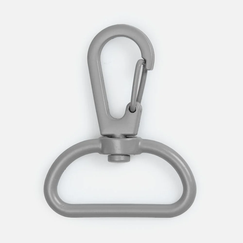 Застежка-карабин Snap Hook, L, серая