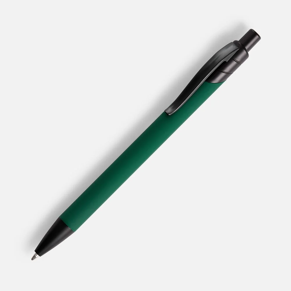 Ручка шариковая Undertone Black Soft Touch, зеленая