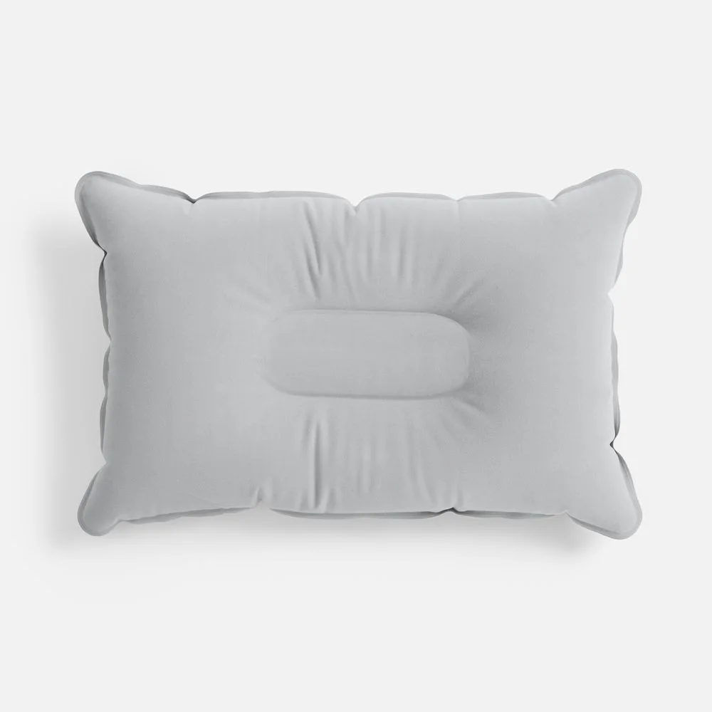 Надувная подушка Pillowish, серая