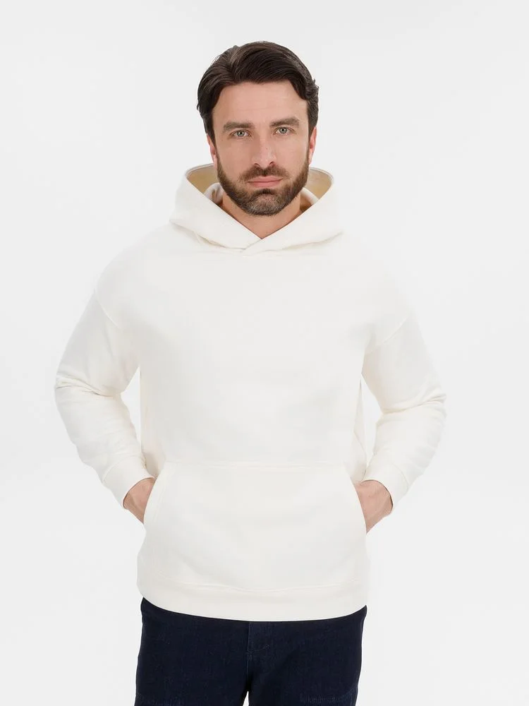 Худи оверсайз унисекс Snuggie, молочно-белое