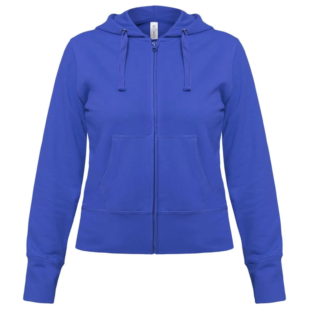 Толстовка женская Hooded Full Zip ярко-синяя
