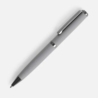 Ручка шариковая Inkish Gunmetal в футляре, серая, серый