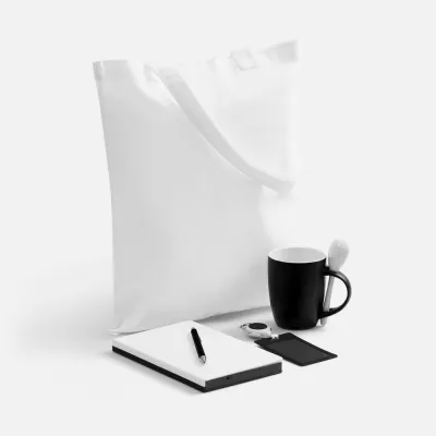 Набор Welcome Pack, черный с белым, белый