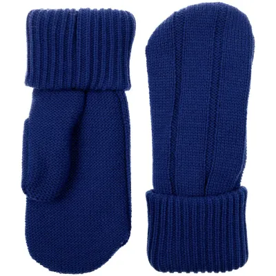Варежки Knit Beat, темно-синие, синий