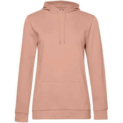 Толстовка с капюшоном женская Hoodie, бежевая (nude), бежевый
