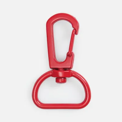 Застежка-карабин Snap Hook, M, красная, красный