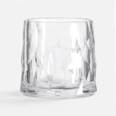 Стакан небьющийся Sate Crystal, вращающийся, прозрачный