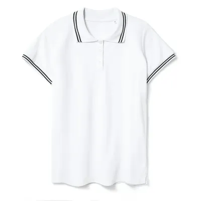 Рубашка поло женская Virma Stripes Lady, белая, белый