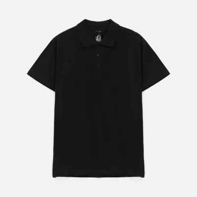 Рубашка поло мужская Prescott Men 170, черная, черный