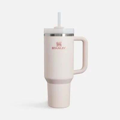 Термокружка Quencher H2.0 1180 с трубочкой, розовая, розовый