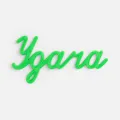 Подвеска Word, 3D-печать на заказ, удача