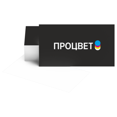Визитки с шелкографией
