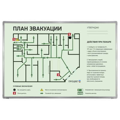 Изготовление планов эвакуации