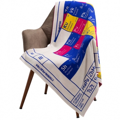 Вязаные пледы с оригинальным рисунком