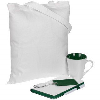 Набор Welcome Pack, зеленый с белым