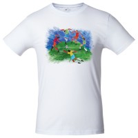 Футболка мужская «Футбол via Матисс» 160, белая