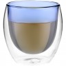 Стакан с двойными стенками Glass Bubble, синий