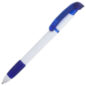 Тампопечать в 1 цвет на пластиковых ручках с белым корпусом