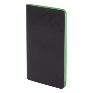 Блокнот Excentrica, черный с зеленым