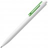 Ручка шариковая Rush Special, бело-зеленая
