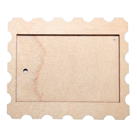 Деревянный магнит Марка 80х57 мм