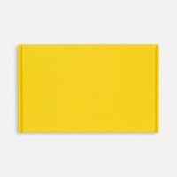 Лейбл из ПВХ Dzeta, XL, желтый