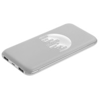 Аккумулятор с подсветкой markBright City, 10000 мАч, серый