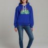 Толстовка «Футбол via Матисс», ярко-синяя