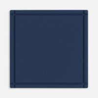 Лейбл из ПВХ Dzeta, L, темно-синий