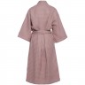 Халат вафельный женский Boho Kimono, пыльно-розовый