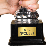 Самоклеящийся шильд 5х2,5 см с гравировкой