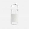 Брелок Inlet с тканевой вставкой, белый