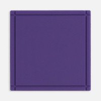 Лейбл из ПВХ Dzeta, L, фиолетовый