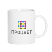 Кружка керамическая белая с печатью изображения
