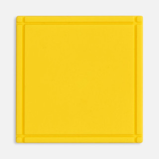 Лейбл из ПВХ Dzeta, L, желтый