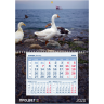 Календарь ШОРТ Макси 3-в-1 (одно рекламное поле, увеличенная ширина шпигеля и подложки)