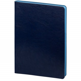 Ежедневник Slip, недатированный, сине-голубой, с белой бумагой