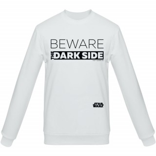 Свитшот Beware The Dark Side, белый