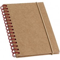 Блокнот Mainspring, с красной пружиной