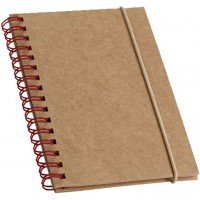 Блокнот Mainspring, с красной пружиной