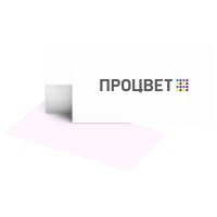Визитки с полноцветной УФ-печатью с одной стороны (4+0)