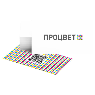Визитки 4+4 (цветная УФ-печать с двух сторон)
