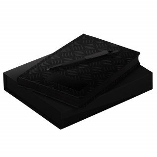 Набор Hard Work Black: ежедневник и ручка