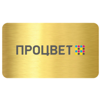 Бейдж из пластика 90х50 мм, без окна, с полноцветной УФ-печатью