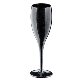 Набор бокалов для шампанского Superglas Cheers, черный