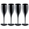 Набор бокалов для шампанского Superglas Cheers, черный